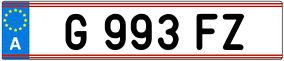 Truck License Plate